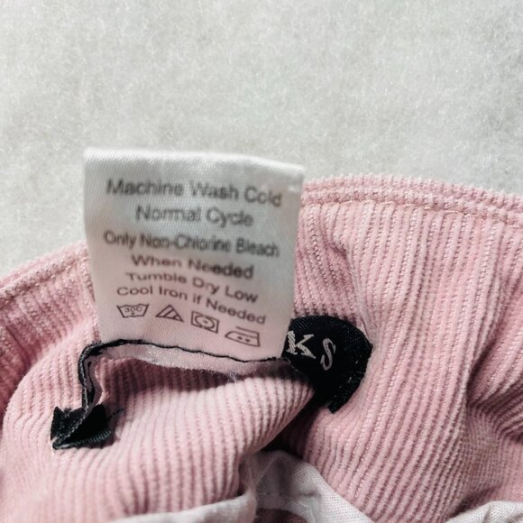 Chadwicks Womens Pink High Rise Corduroy Classic Straight Leg Pants Size 16 - Picture 7 of 8